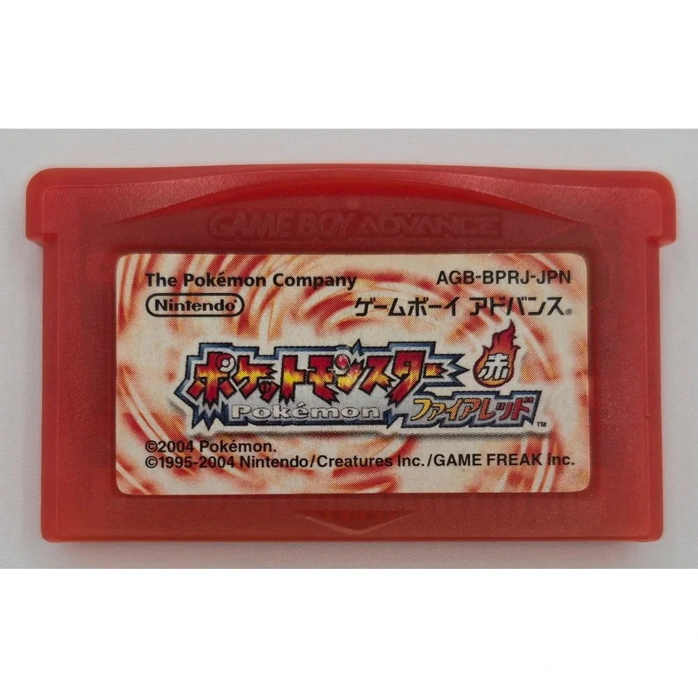Pokemon FireRed with Manual - (Game Boy Advance) - Japanese Import - US Seller